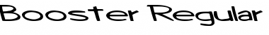 Booster Regular Font