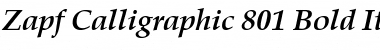 Download Zapf Calligraphic 801 SWA Font