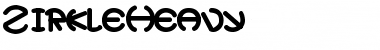 ZirkleHeavy Regular Font