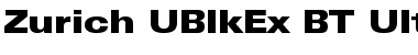 Download Zurich UBlkEx BT Font