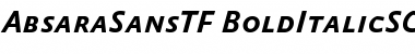 Download AbsaraSansTF-BoldItalicSC Font