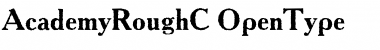 Download AcademyRoughC Font