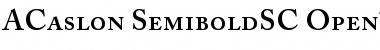 Adobe Caslon SemiboldSC Font