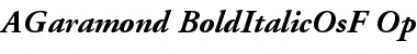 Adobe Garamond Bold Italic OsF Font