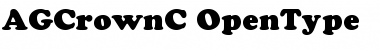 AGCrownC Regular Font