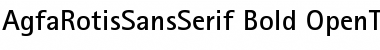 AgfaRotisSansSerif Bold Font