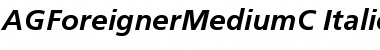 Download AGForeignerMediumC Font