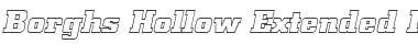 Download BorghsHollowExtended Font