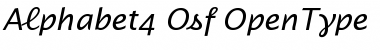 Alphabet4 Osf Font