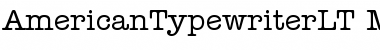 Download ITC American Typewriter LT Font