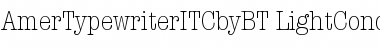 Download ITC American Typewriter Font