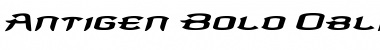 Antigen Italic Font