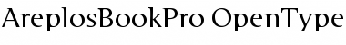 Areplos Book Pro Regular Font