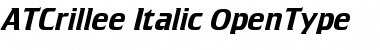 Download ATCrillee Font