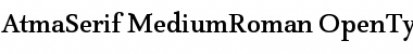 AtmaSerif-MediumRoman Regular Font