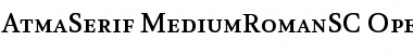 AtmaSerif-MediumRomanSC Regular Font