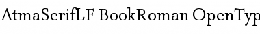 AtmaSerifLF-BookRoman Regular Font