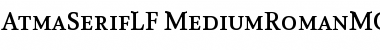AtmaSerifLF-MediumRomanMC Regular Font