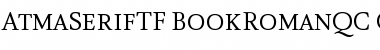 AtmaSerifTF-BookRomanQC Regular Font