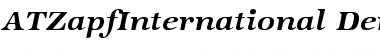 ATZapfInternational Regular Font