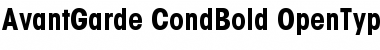 ITC Avant Garde Gothic Bold Condensed Font