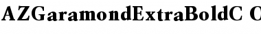 AZGaramondExtraBoldC Regular Font