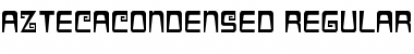 AztecaCondensed Regular Font