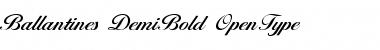 Download Ballantines-DemiBold Font