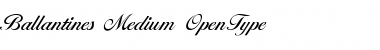 Download Ballantines-Medium Font