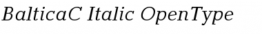 BalticaC Regular Font