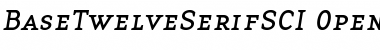 BaseTwelveSerifSCI Roman Font