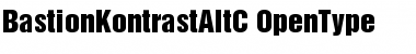 BastionKontrastAltC Regular Font