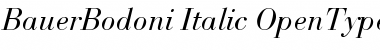 BauerBodoni Regular Font