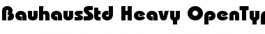 Bauhaus Std Heavy Font