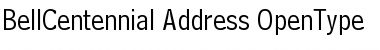 Bell Centennial Address Font