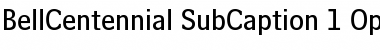 Bell Centennial Sub-Caption Font