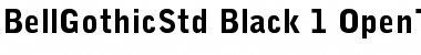 Download Bell Gothic Std Font