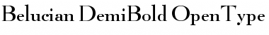 Belucian DemiBold Font