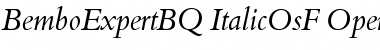 BemboExpertBQ-ItalicOsF Regular Font