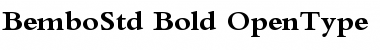 Bembo Std Bold Font