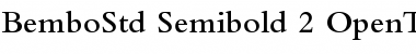 Bembo Std Semibold Font