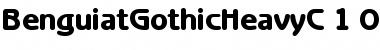 BenguiatGothicHeavyC Bold Font