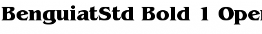 ITC Benguiat Std Bold Font