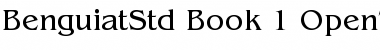 ITC Benguiat Std Book Font