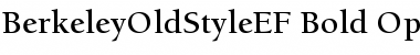 BerkeleyOldStyleEF Bold Font