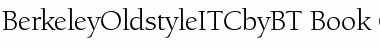 Download ITC Berkeley Oldstyle Font