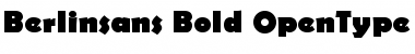 Berlinsans Bold Font