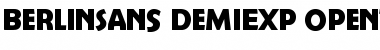 Berlin Sans Demi Exp Font