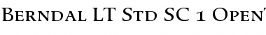 Berndal LT Std SC Regular Font