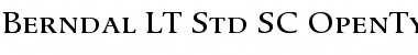 Berndal LT Std SC Regular Font